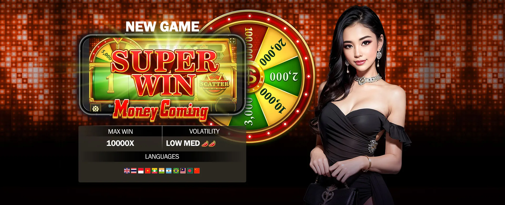 Nustar Online Gaming promotional banner with 203niceph